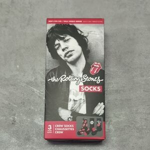 3 Pack The Rolling Stones Socks. Fits Mens Shoe Size 7-12